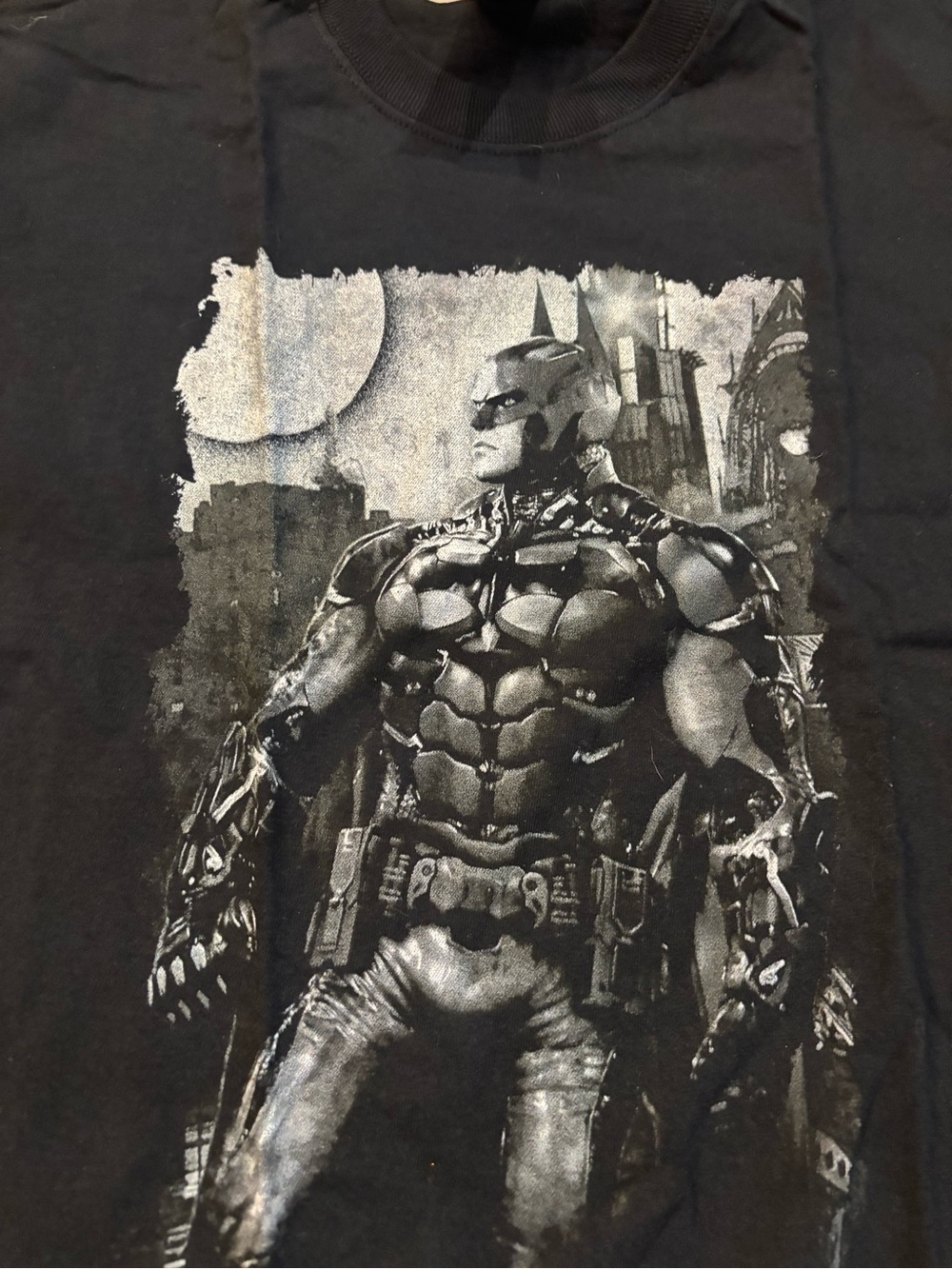 Gildan Black Men's Batman Graphic Short Sleeve Tee